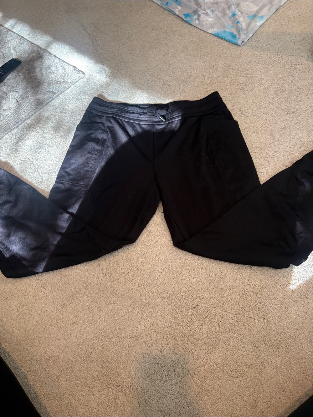 32 Degrees Black Track Jogger Pants